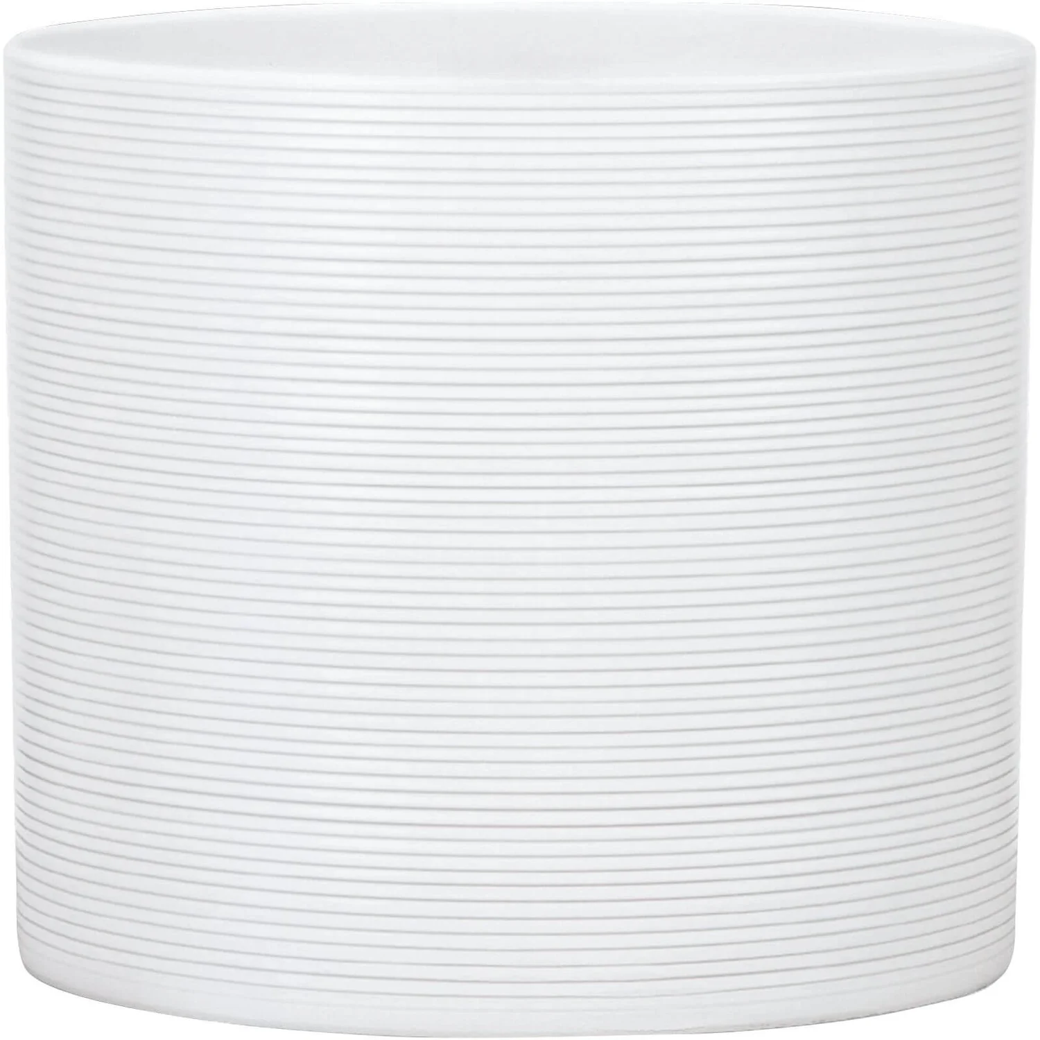 White Plant Pot - 16cm 3 White Plant Pot - 16cm