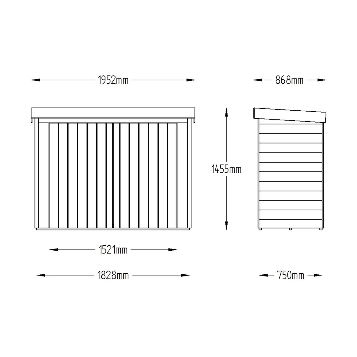 Forest (Installation Included) Wooden Pentagonal Large Outdoor Store 7 Forest (Installation Included) Wooden Pentagonal Large Outdoor Store - Image 5