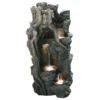 Stylish Fountains Forest Falls Including LEDS -Green Decor Hub Sales Store 12812573 1264831898621349