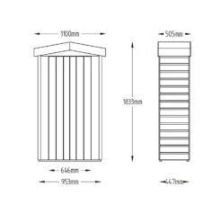 Forest Garden Wooden Tall Shiplap Apex Garden Store -Green Decor Hub Sales Store 12814365 7734832985423567