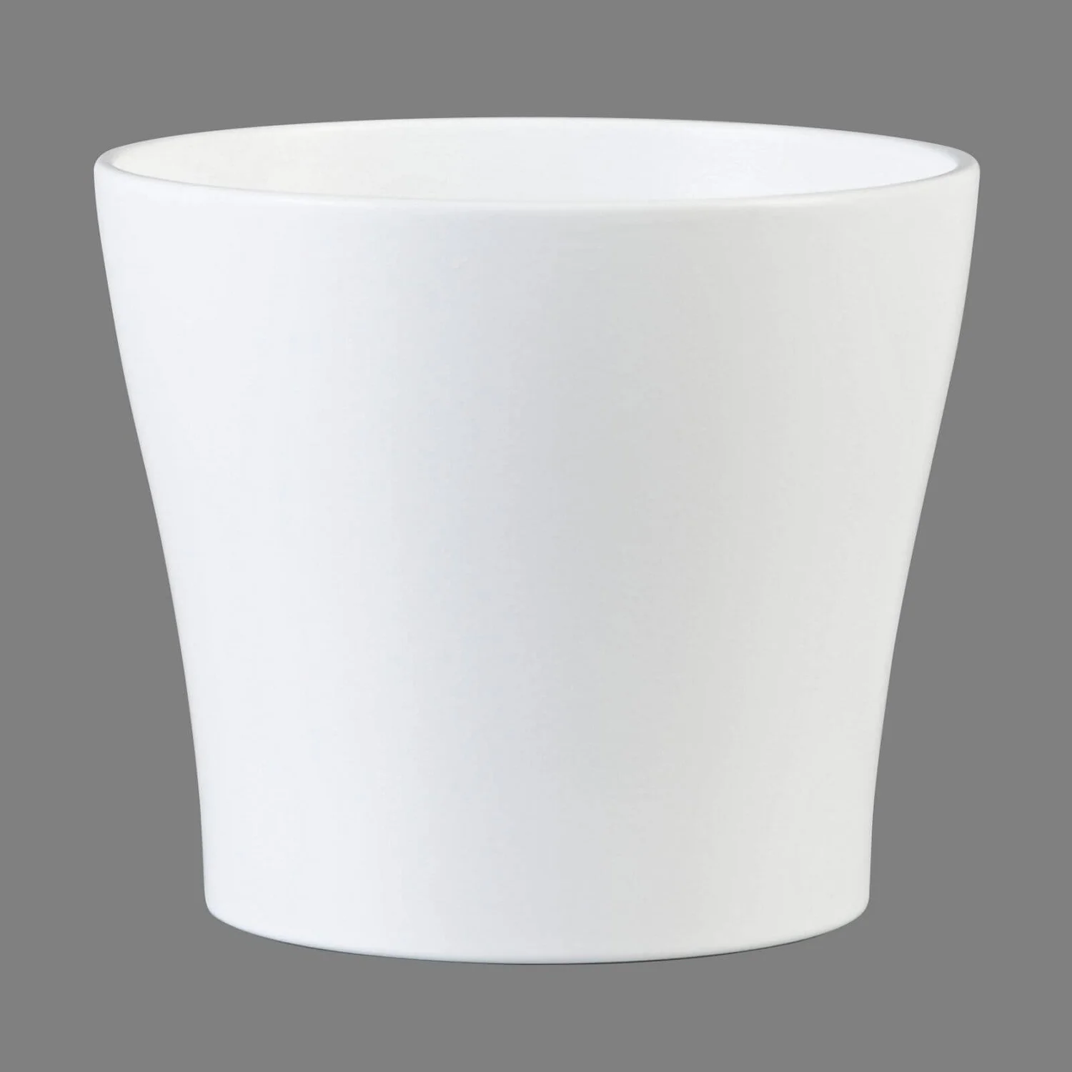 White Plant Pot - 13cm 3 White Plant Pot - 13cm