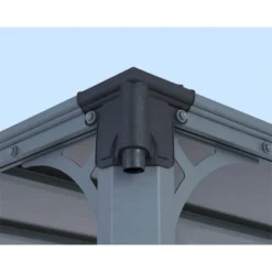 Palram - Canopia Milano 4300 Garden Gazebo Grey Bronze -Green Decor Hub Sales Store 12821928 1724833173369571