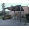 Palram - Canopia Milano 4300 Garden Gazebo Grey Bronze -Green Decor Hub Sales Store 12821928 2124831431840252