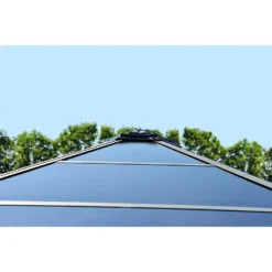 Palram - Canopia Roma Hexagonal Garden Gazebo Grey -Green Decor Hub Sales Store 12821930 1404833174889818