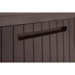Keter City Outdoor Garden Storage Box 113L - Brown -Green Decor Hub Sales Store 12822290 1714900073814477