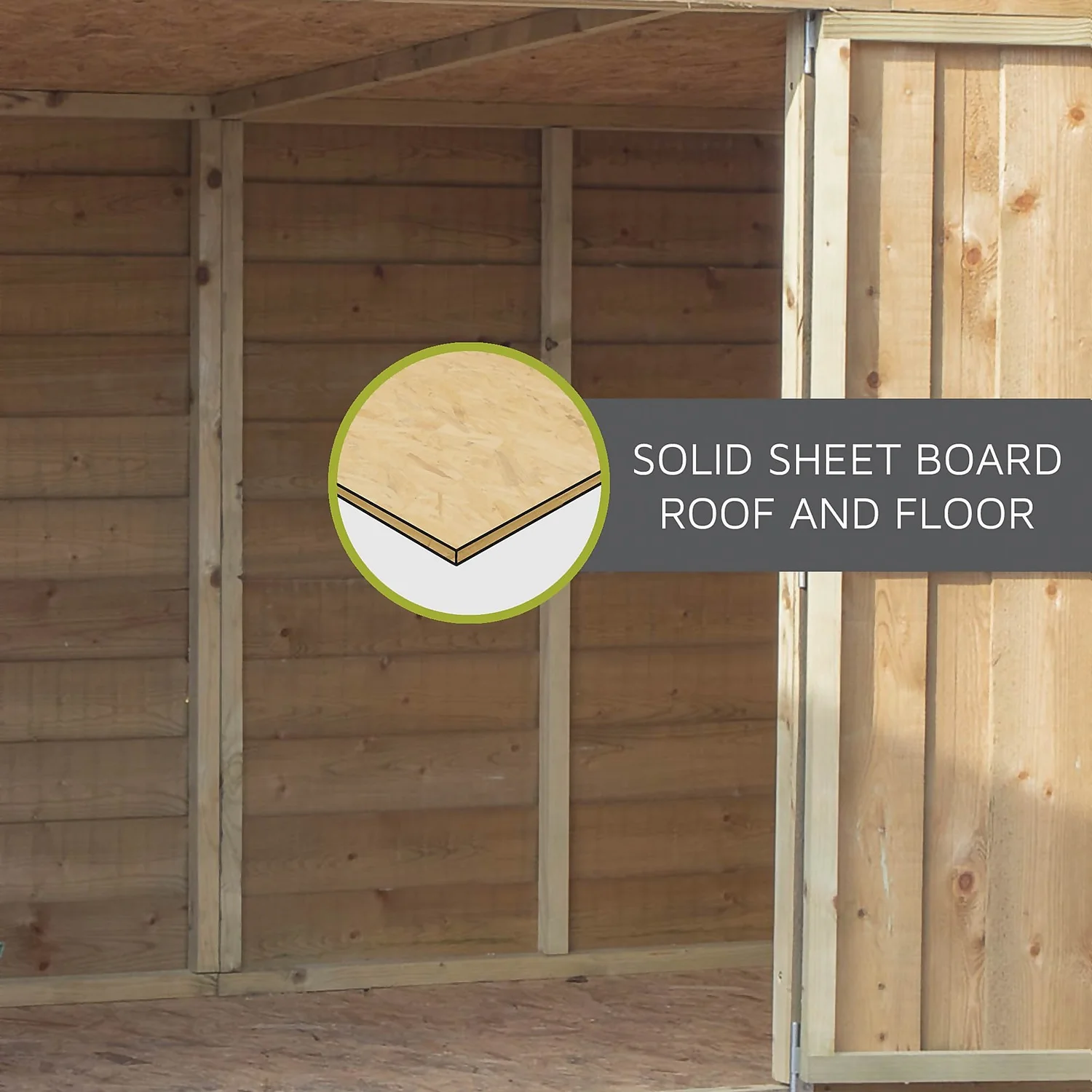 Mercia 7 X 3ft Overlap Apex Bike Shed 11 Mercia 7 X 3ft Overlap Apex Bike Shed - Image 9