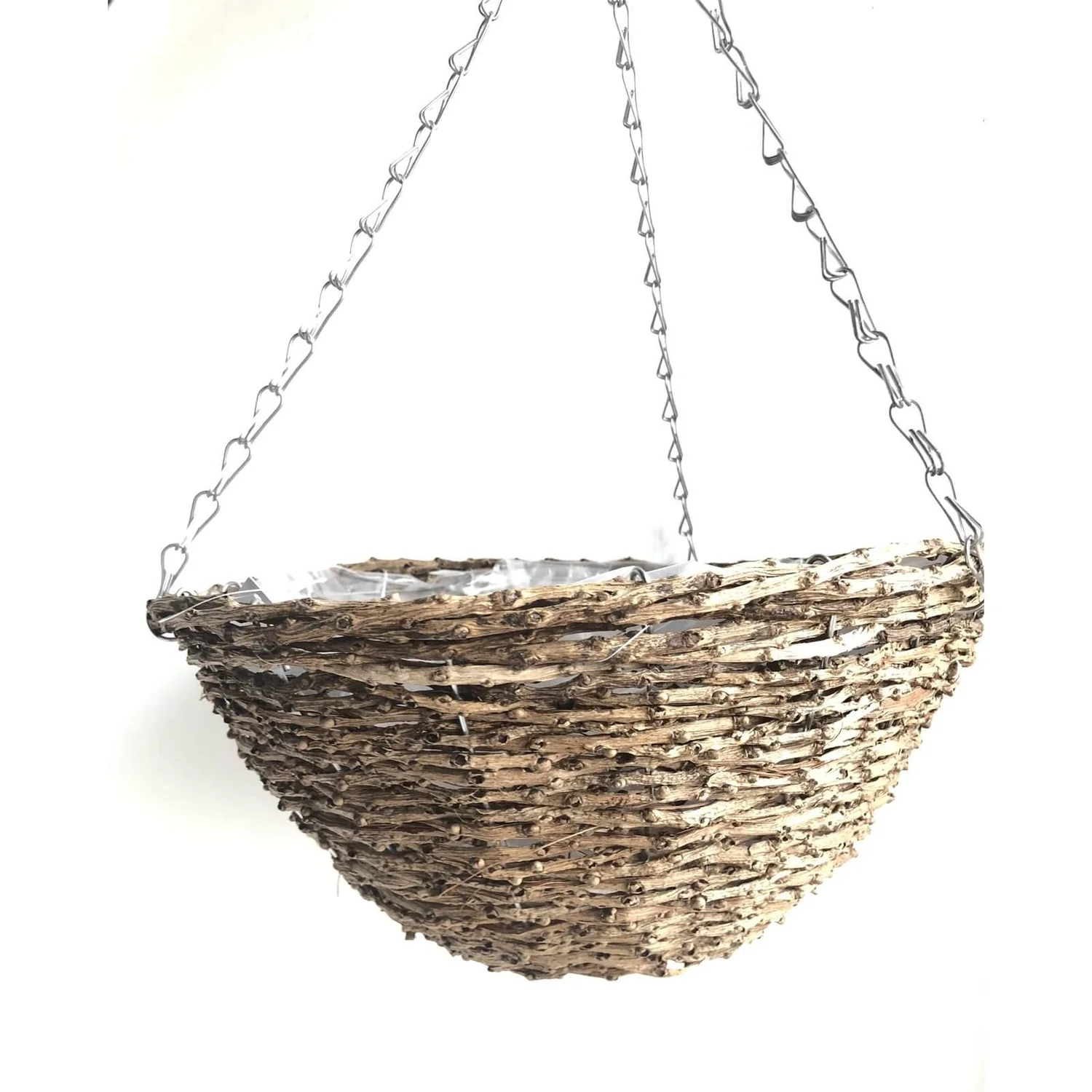 Hanging Basket Rattan - 35cm 3 Hanging Basket Rattan - 35cm