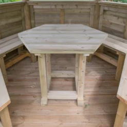 Forest (Installation Included) Thatch Roof Furnished Gazebo - 3m - Green -Green Decor Hub Sales Store 12823705 9844833216857508