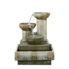 Stylish Fountains Patina Bowls Water Feature