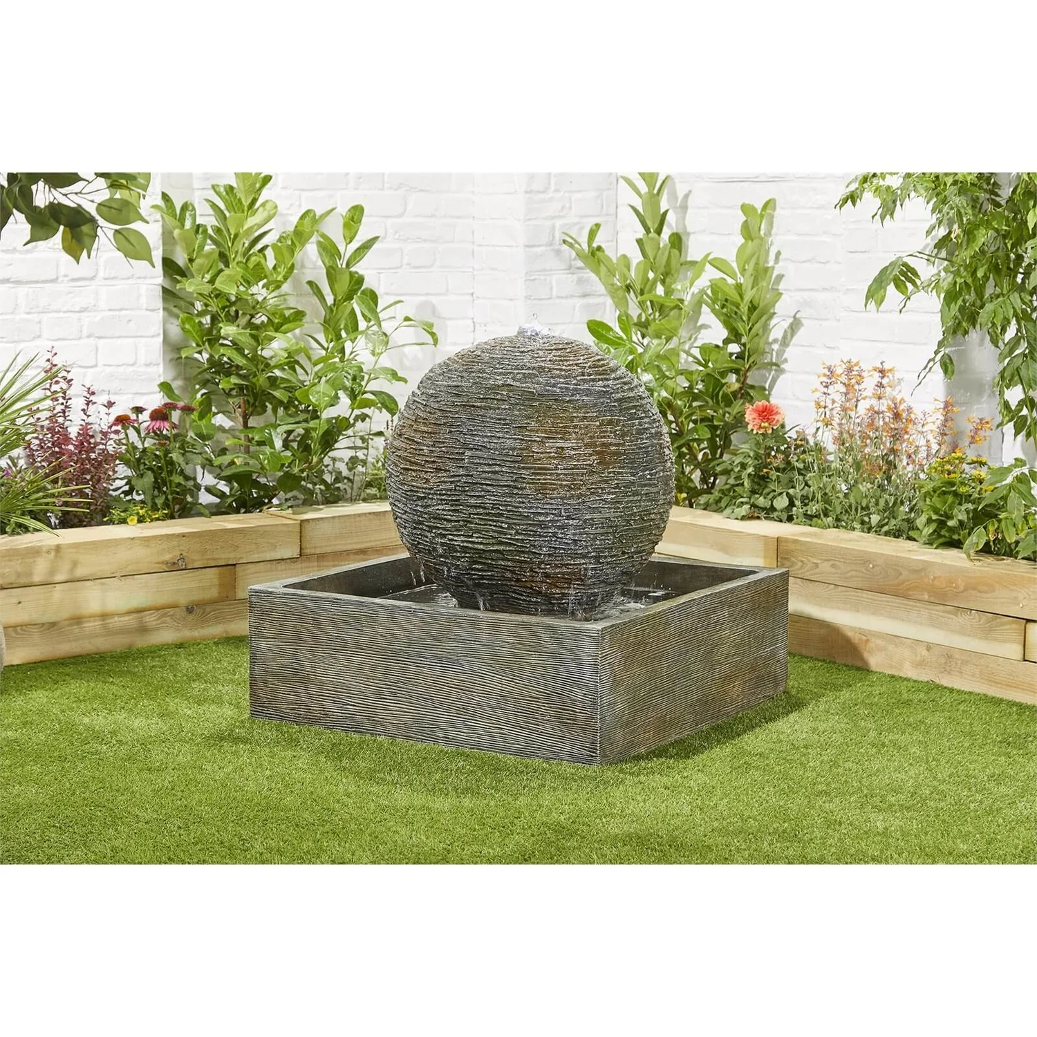Stylish Fountain Dark Planet Water Feature With LEDs 4 Stylish Fountain Dark Planet Water Feature With LEDs - Image 2
