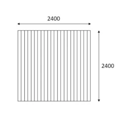 None Swift Deck Complete Decking Kit - 2.4 X 2.4m -Green Decor Hub Sales Store 12826408 1904833221968833
