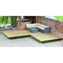 None Swift Deck Complete Decking Kit - Corner - 4.75 X 4.7m 19 None Swift Deck Complete Decking Kit - Corner - 4.75 X 4.7m -Green Decor Hub Sales Store 12826414 3554833224373447