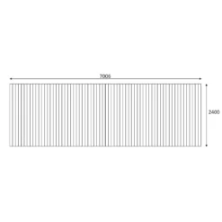 None Swift Deck Complete Decking Kit - 2.4 X 7.0m -Green Decor Hub Sales Store 12826415 1174833223815444