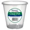 Clear Plastic Pot - 13cm -Green Decor Hub Sales Store 12828834 1964831908096744