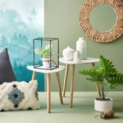 Large Artificial Plant With White Pot -Green Decor Hub Sales Store 12837623 8584832986486617