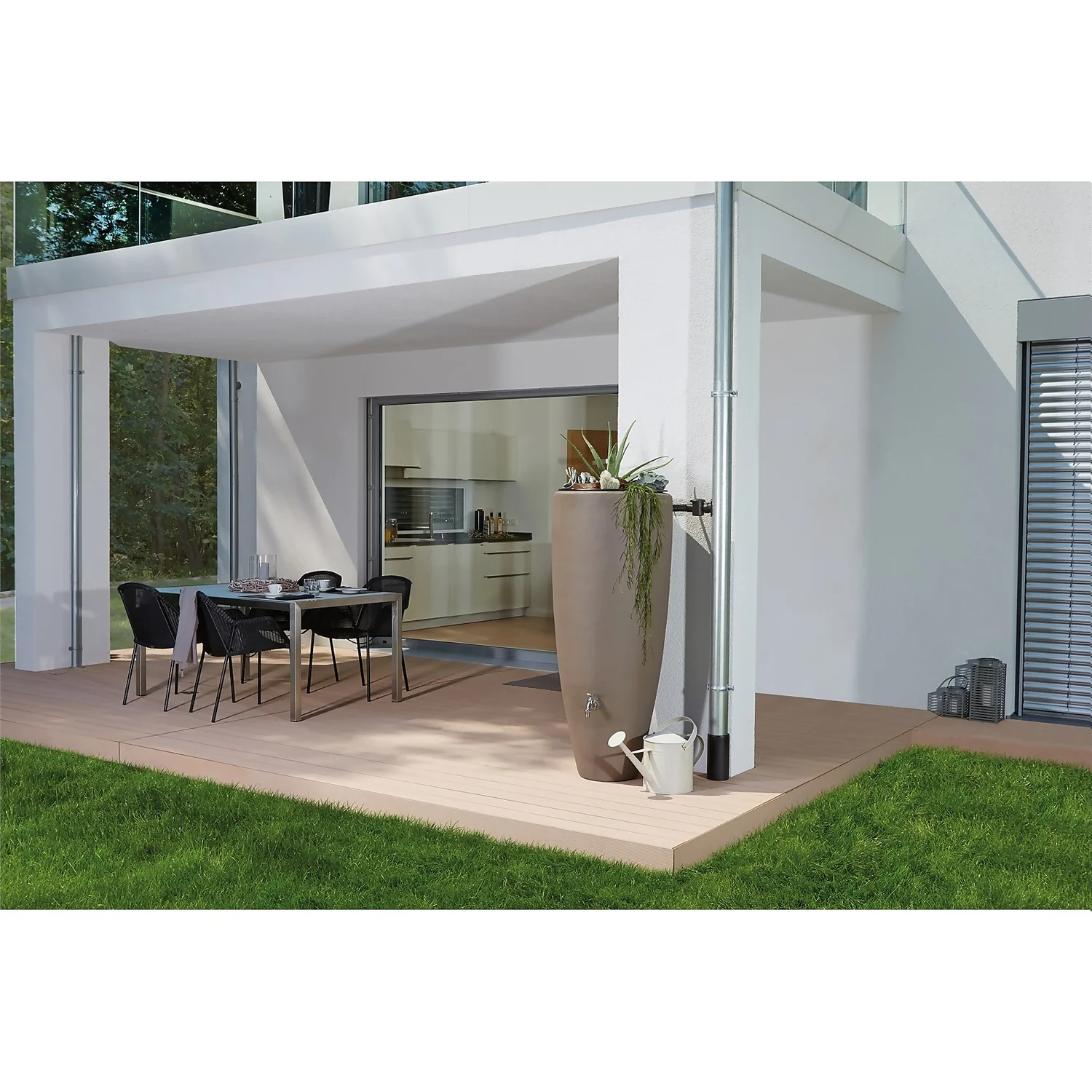 Garantia 2 In 1 Water Collector 300L - Taupe 4 Garantia 2 In 1 Water Collector 300L - Taupe - Image 2