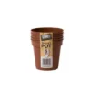 Flower Pots In Orange (Pack Of 5) - 10cm -Green Decor Hub Sales Store 12842994 1104831916263596