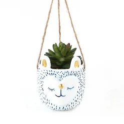 Novelty Animal Hanging Planter - Bear