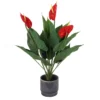 Artificial Anthurium In Ceramic Pot -Green Decor Hub Sales Store 12879283 2014858347935955