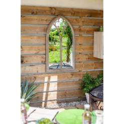 Church Window Outdoor Garden Mirror - 105cm -Green Decor Hub Sales Store 12883608 1564875470381190