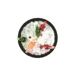 Keter Cool Stool Outdoor Ice Cooler Table 39L - Graphite -Green Decor Hub Sales Store 12884590 1094843404688620