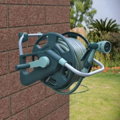 Homebase Premium Anti-Kink Hose Reel Set - 25m -Green Decor Hub Sales Store 12885350 1024928031059811