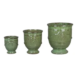 Regent Glazed Urn Planter - 21cm -Green Decor Hub Sales Store 12885371 4114843486638000