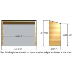 Shire Pent Shiplap Bike Store 6x3ft -Green Decor Hub Sales Store 12887181 1604849862411178