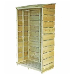 Shire Tall Wall Log Store - 3x1.5ft