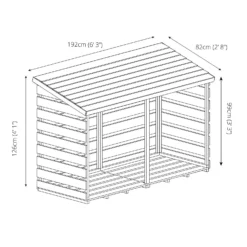 Mercia (Installation Included) Double Log Store 20 Mercia (Installation Included) Double Log Store -Green Decor Hub Sales Store 12888117 2835028837810777