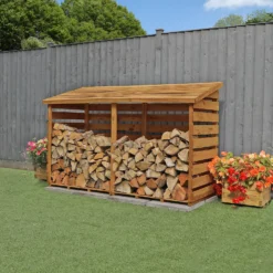Mercia (Installation Included) Double Log Store 14 Mercia (Installation Included) Double Log Store -Green Decor Hub Sales Store 12888117 3825011214652234