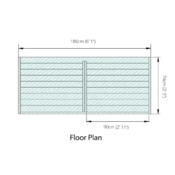 Mercia (Installation Included) Double Log Store 21 Mercia (Installation Included) Double Log Store -Green Decor Hub Sales Store 12888117 5405028837827025