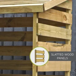 Mercia (Installation Included) Single Log Store -Green Decor Hub Sales Store 12888118 1415011214902836