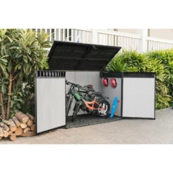 Keter Premier Jumbo Outdoor Garden Storage Shed 2020L - Grey -Green Decor Hub Sales Store 12890915 5944855738417674