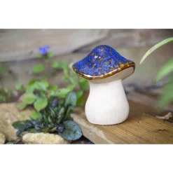 Ceramic Mushroom Garden Ornament - Medium -Green Decor Hub Sales Store 12890925 1184843660752132