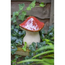 Ceramic Mushroom Garden Ornament - Medium -Green Decor Hub Sales Store 12890925 2484843660810764