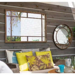 Milano Outdoor Garden Mirror - 100cm -Green Decor Hub Sales Store 12891529 4224875437314518