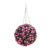 Artificial Topiary Ball - Pink Rose -Green Decor Hub Sales Store 12940692 1954977058630965