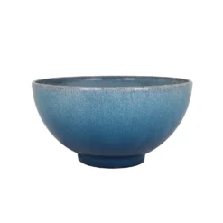Glazed Finish Blue Bowl Planter - 32.5cm