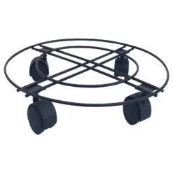 Black Plant Pot Caddy - 35cm 9 Black Plant Pot Caddy - 35cm -Green Decor Hub Sales Store 13193961 8294902150172089