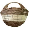 16" Yellow Rattan Willow Wall Basket -Green Decor Hub Sales Store 13204844 1144967693825751