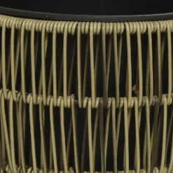 Kate Round Rattan Planter - Large -Green Decor Hub Sales Store 13222500 2204934511018627