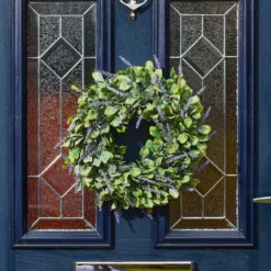 Artificial Lavender Whirl Wreath -Green Decor Hub Sales Store 13280778 1454932211157451
