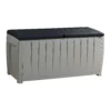 Keter Ace Outdoor Garden Storage Box 124 X 55 X 62.5 Cm - Grey And Black -Green Decor Hub Sales Store 13432924 1414947994466640