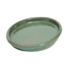 Glazed Chiswick Green Pot Saucer - 25cm -Green Decor Hub Sales Store 13441322 6524933184394267