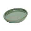 Glazed Chiswick Green Pot Saucer - 22cm -Green Decor Hub Sales Store 13441325 1064933184477919