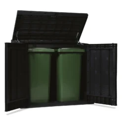 Toomax Stora Way Plus XL 1270L Garden Storage Box - Anthracite -Green Decor Hub Sales Store 13456931 1974943598423405