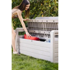 Toomax Forever Spring Bench - Warm Grey -Green Decor Hub Sales Store 13462731 1984951391545320