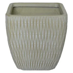 House Beautiful Roma Weave Square Pot Sand - 44cm