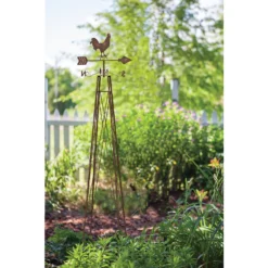 Panacea Rooster Weathervane Steel Obelisk - Rust 5 Panacea Rooster Weathervane Steel Obelisk - Rust -Green Decor Hub Sales Store 13480858 1284931199737400